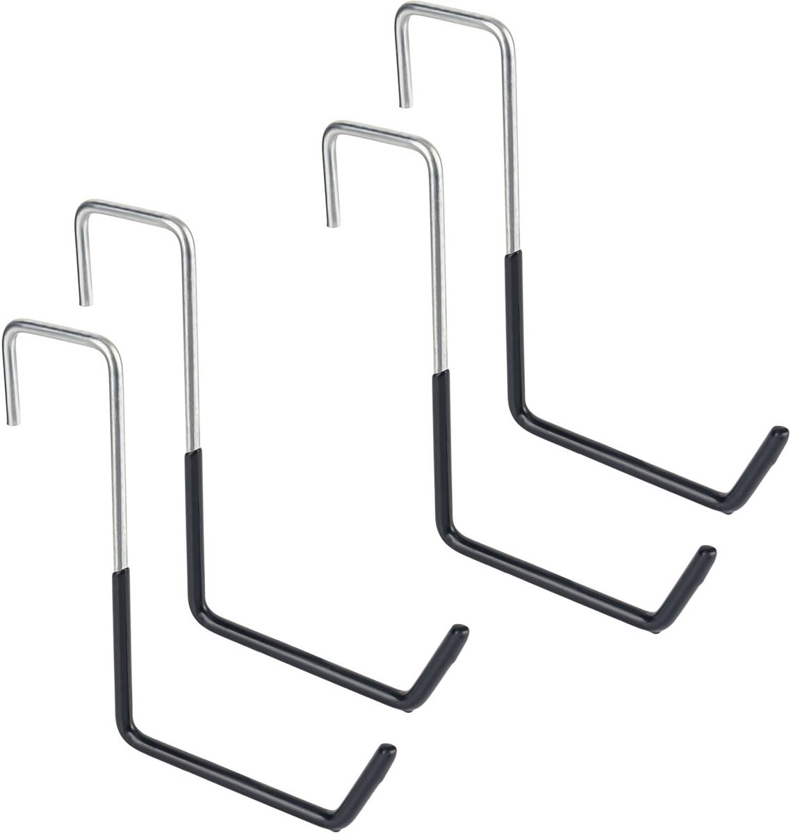 garagehaken om op te hangen (4-pack) zware belastinghaken, ladder, plantengereedschap, fietsophanging voor plafondbalken