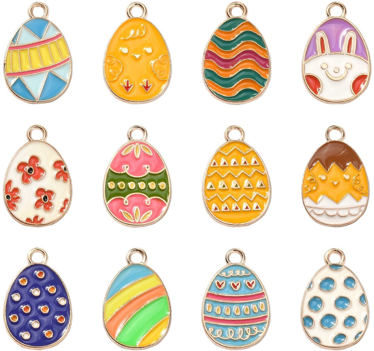 Diverse Stijlen Emaille Charms Emaille Bengelen Charms Voor Diy Sieraden Maken Ketting Ambachten Accessoires