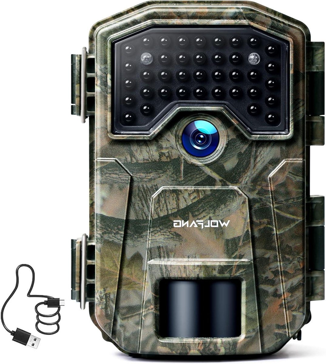 Wildlife Camera - Trail Camera Wildcamera - Natuurlijk Gedrag Observeren - Geen Verblindende IR LEDs