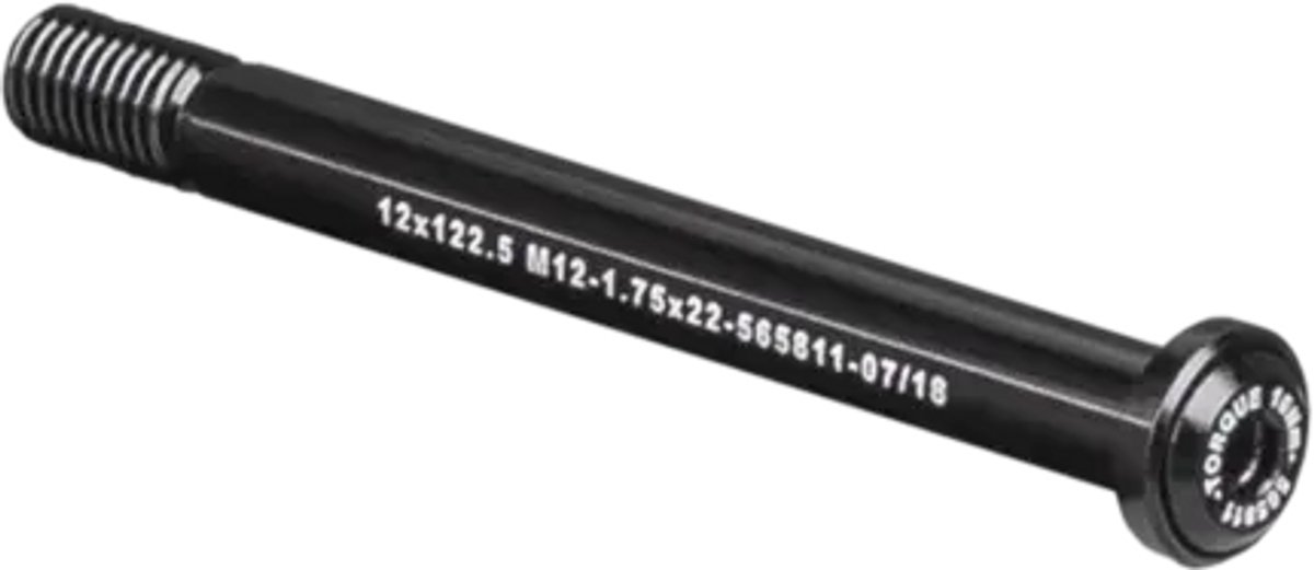 Steekas Voorwiel 12x122,5 mm M12x1.75 – 22 mm Schroefdraad – Zwart
