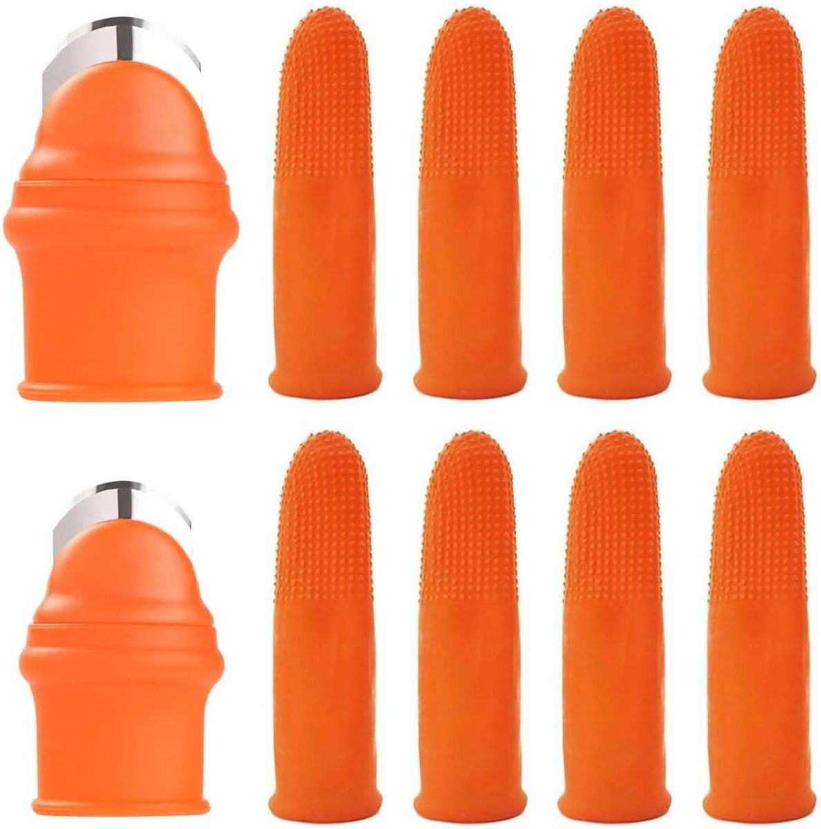 Set van 2 tuingereedschapsset met vingermes voor tuin, tuingereedschap, duimmes, fruitplukker met tuingmes, oogsthulp, tuingadgets met Gardening Thumb Knife