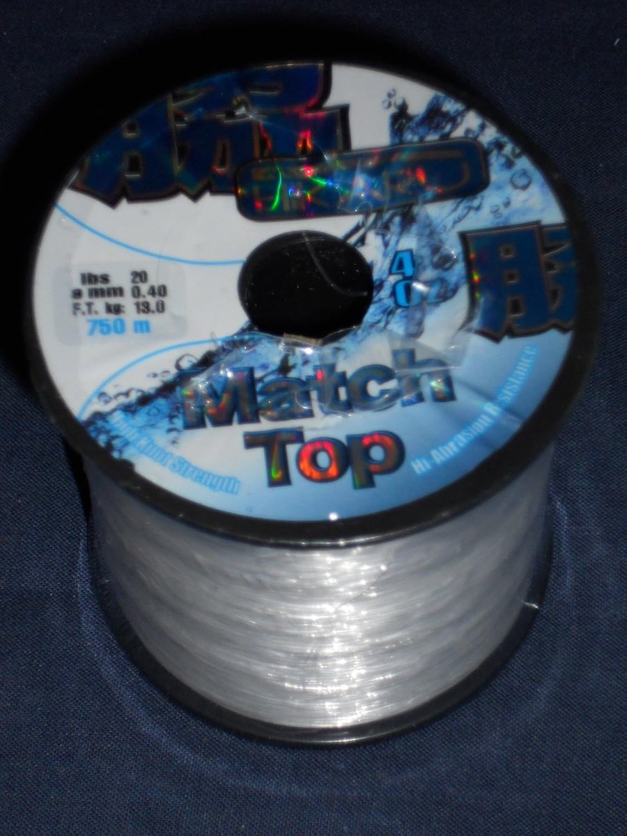 Vislijn Hikaru Match Top-White 750 m - Nylon - D. 0,40 mm - Knoopvast met POCA elasticiteit - SnelShoppen