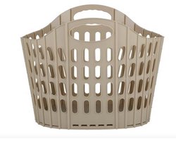 Addis - Wasmand opvouwbaar - inklapbaar - ruimtebesparend - 38L - beige