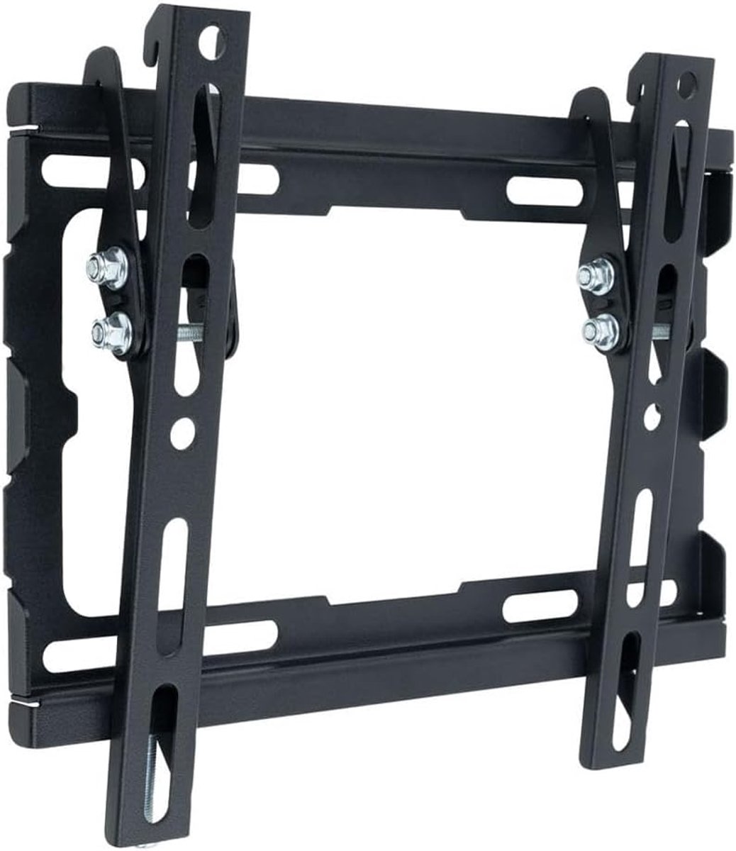 SnelShoppen - Tilting Wandbeugel voor 23" tot 43" Monitor/TV/LED, VESA Compatibel, Maximaal 45 kg, Zwart, Ideaal voor Thuisbioscoop of Gaming