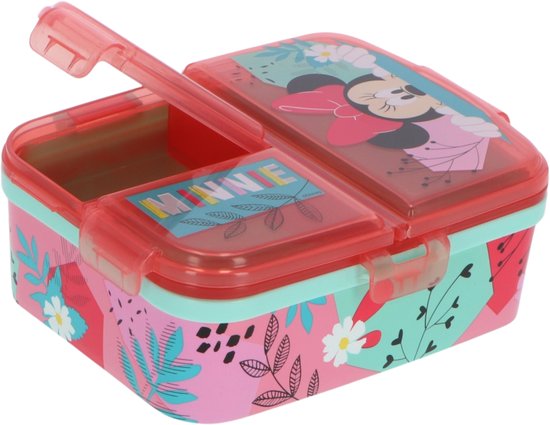Minnie Mouse lunchset; lunchbox, snackbox en drinkfles van MINNIE — afbeelding 2