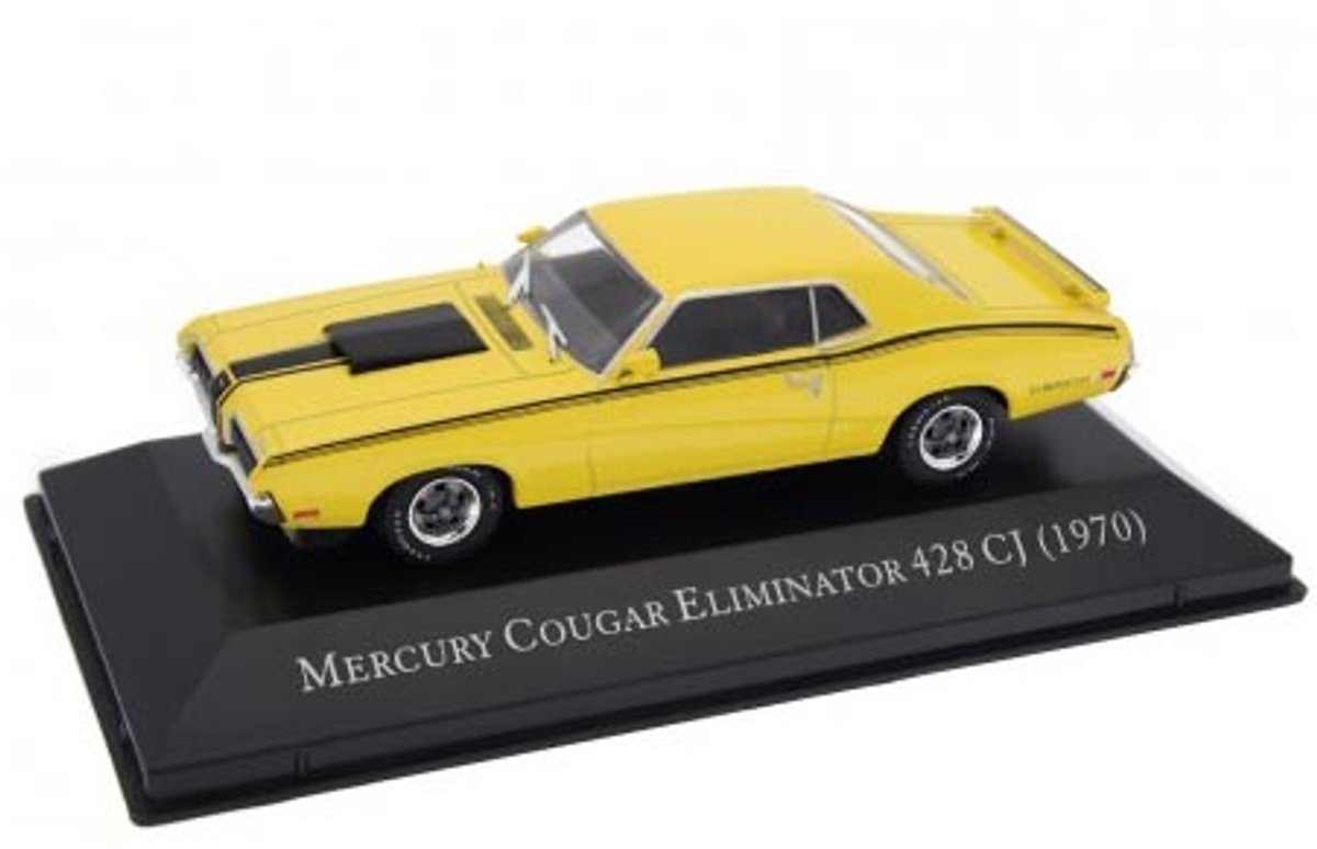 Modelauto Mercury Cougar Eliminator 428 CJ 1970 yellow - Schaal 1:43