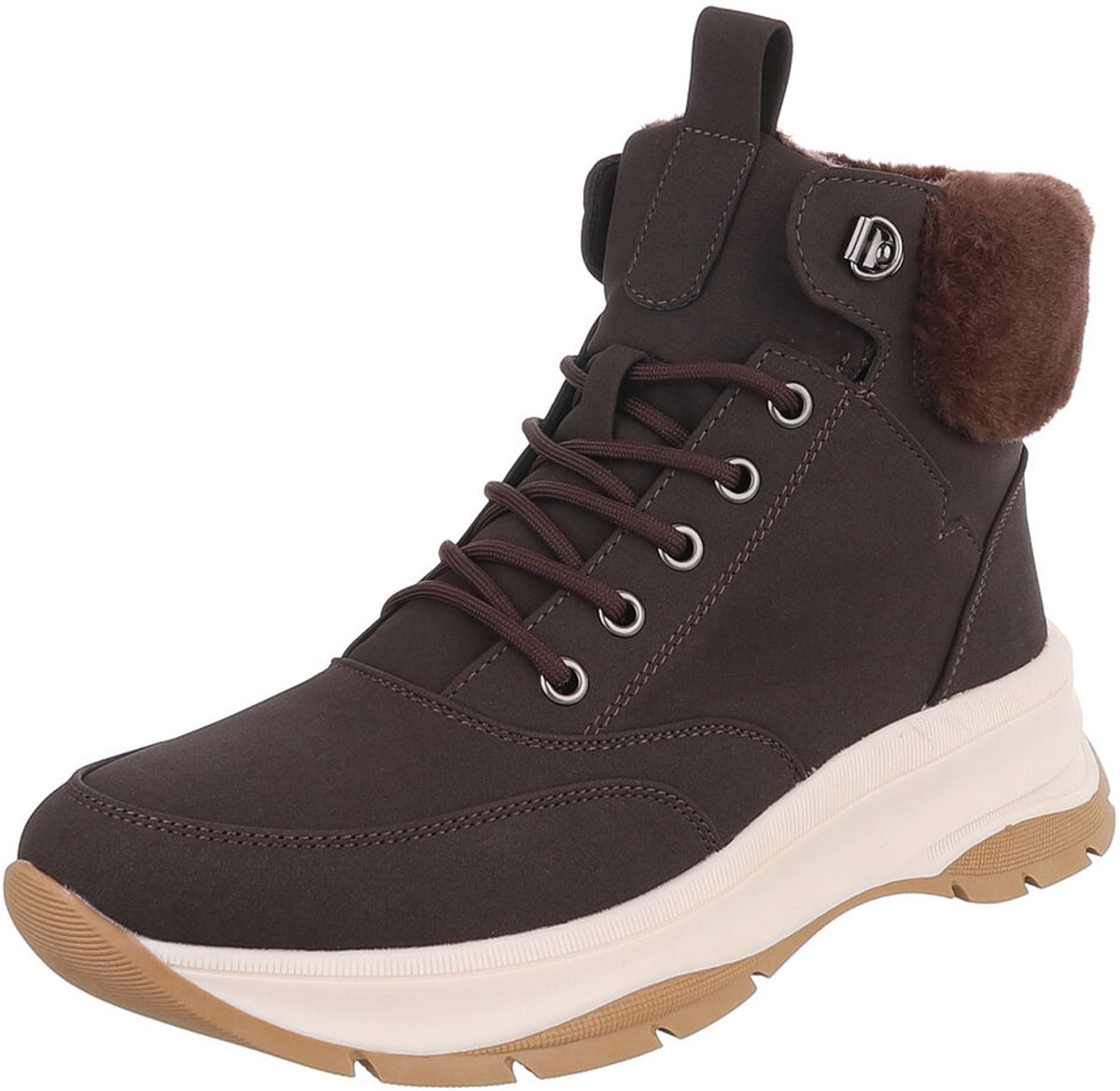 Hoge veterboot - warme voering - dames Mt:40
