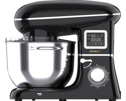 HYUNDAI - Succes Cake Keukenmachine - 1400 W - 5,5 Liter - 6 Snelheden - Zwart