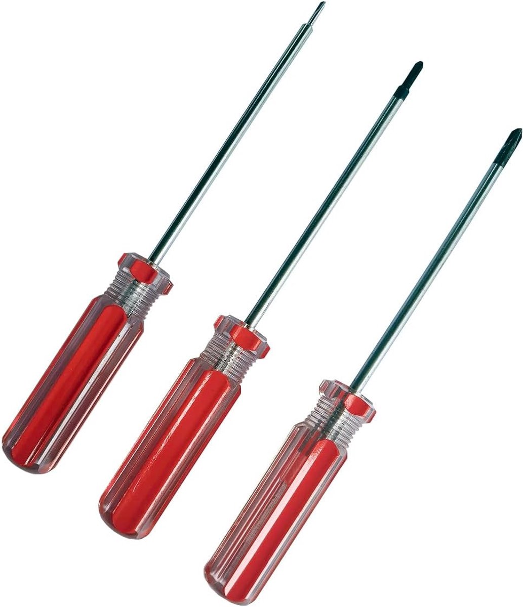 SnelShoppen - Y-Vormige Fijn Afstem Schroevendraaier Set met Magnetische Tips, Tri-Wing, 3 Stuks, Y000 (1.5mm), Y00 (2.0mm), Y0 (3mm) - Perfect voor E