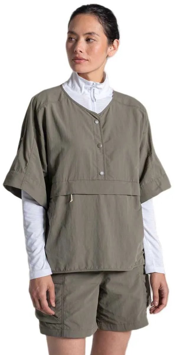Craghoppers Nosilife Medina T-shirt Met Korte Mouwen Groen 40 Vrouw