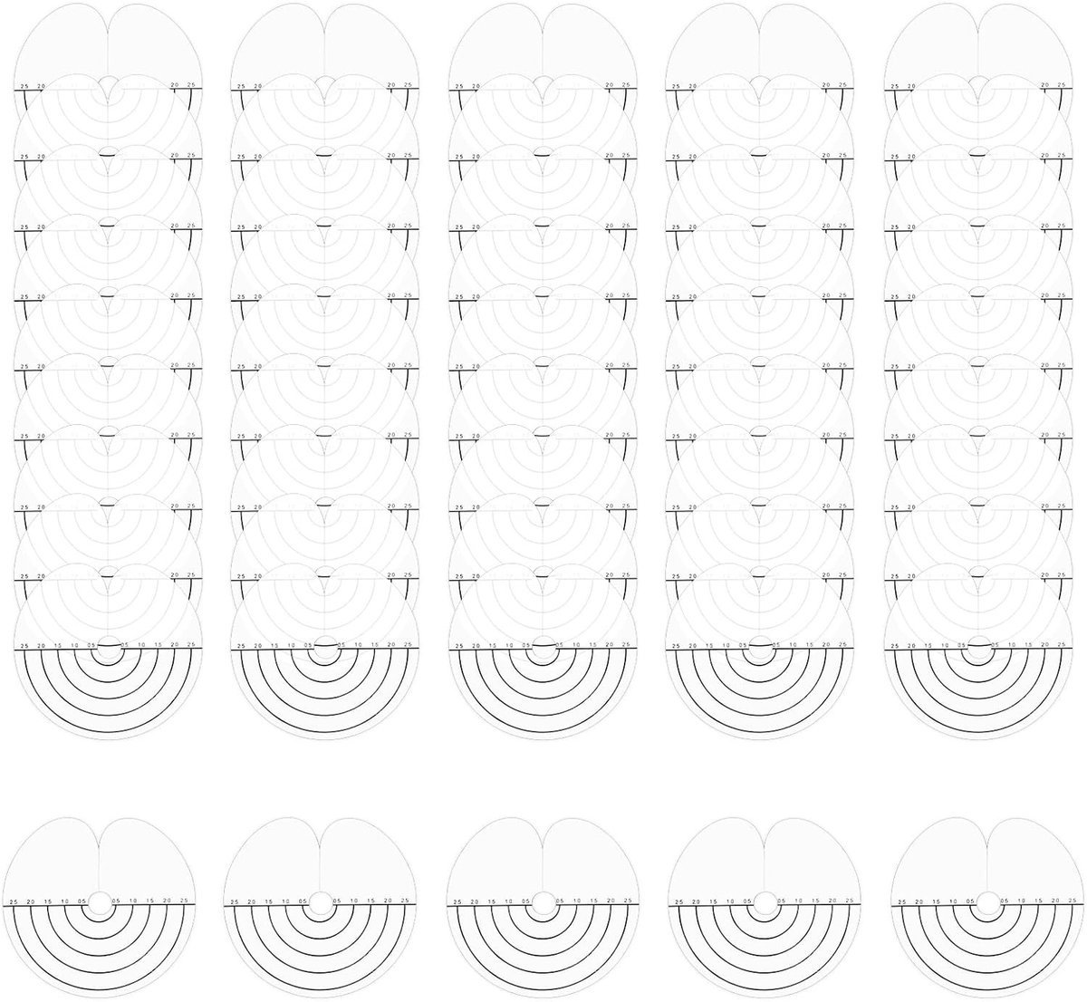 Haarextensiesjablonen - 50 Stuks voor Perfecte Haarstyling, Knippen en Verven