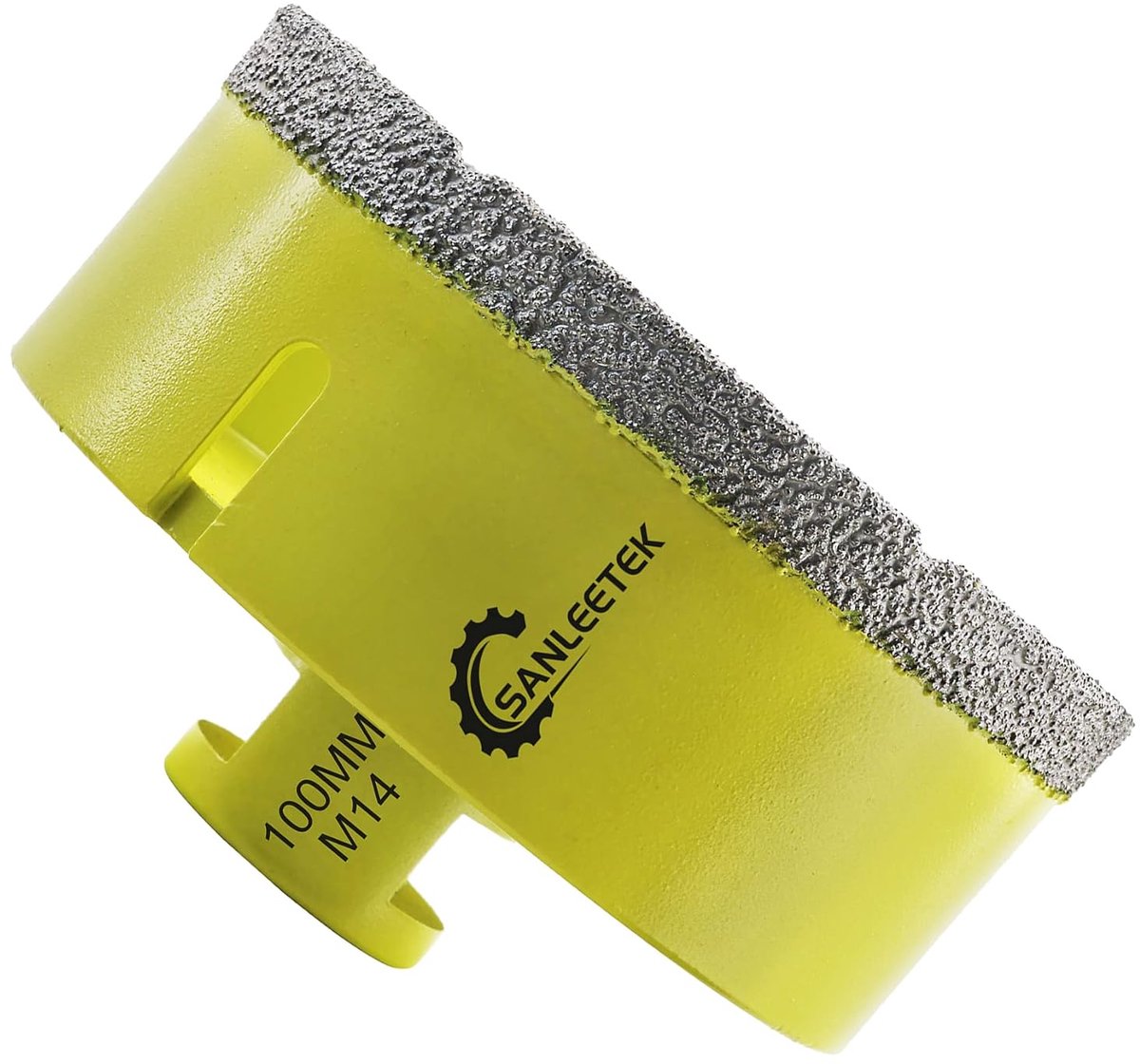 SnelShoppen - Diamond Tegelboor 100mm - Vacuüm Gelaste Diamant Hole Saw voor Keramiek, Porselein, Marmer, Graniet - M14 Draad - Ideaal voor Droog en N