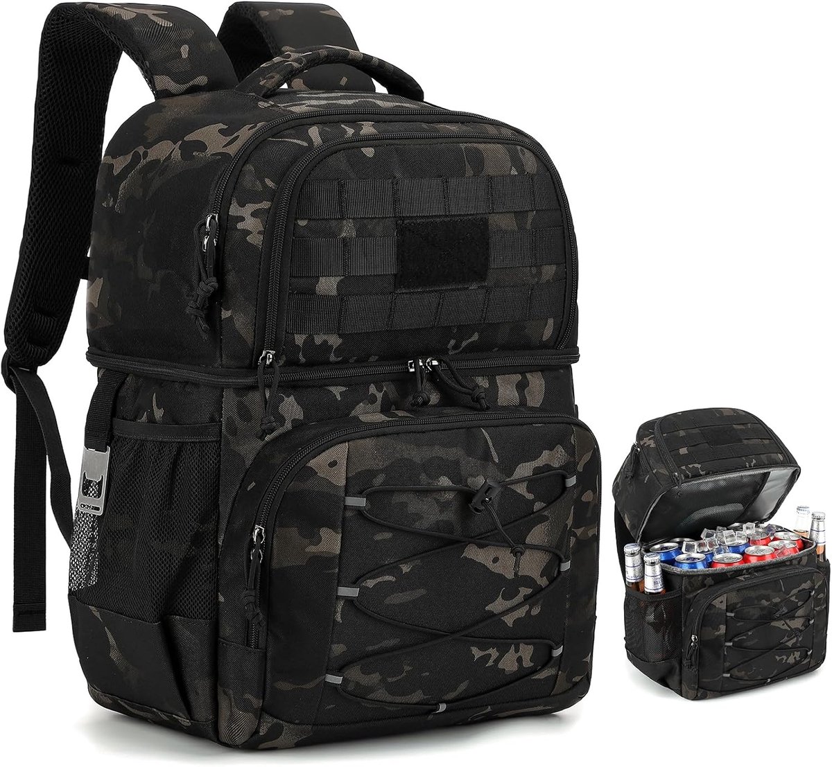 SnelShoppen - Cooler Backpack - Koeltas Rugzak - Ideaal voor Camping, Feestjes, Strand - Waterdicht, Lichtgewicht, 30L, Blauw