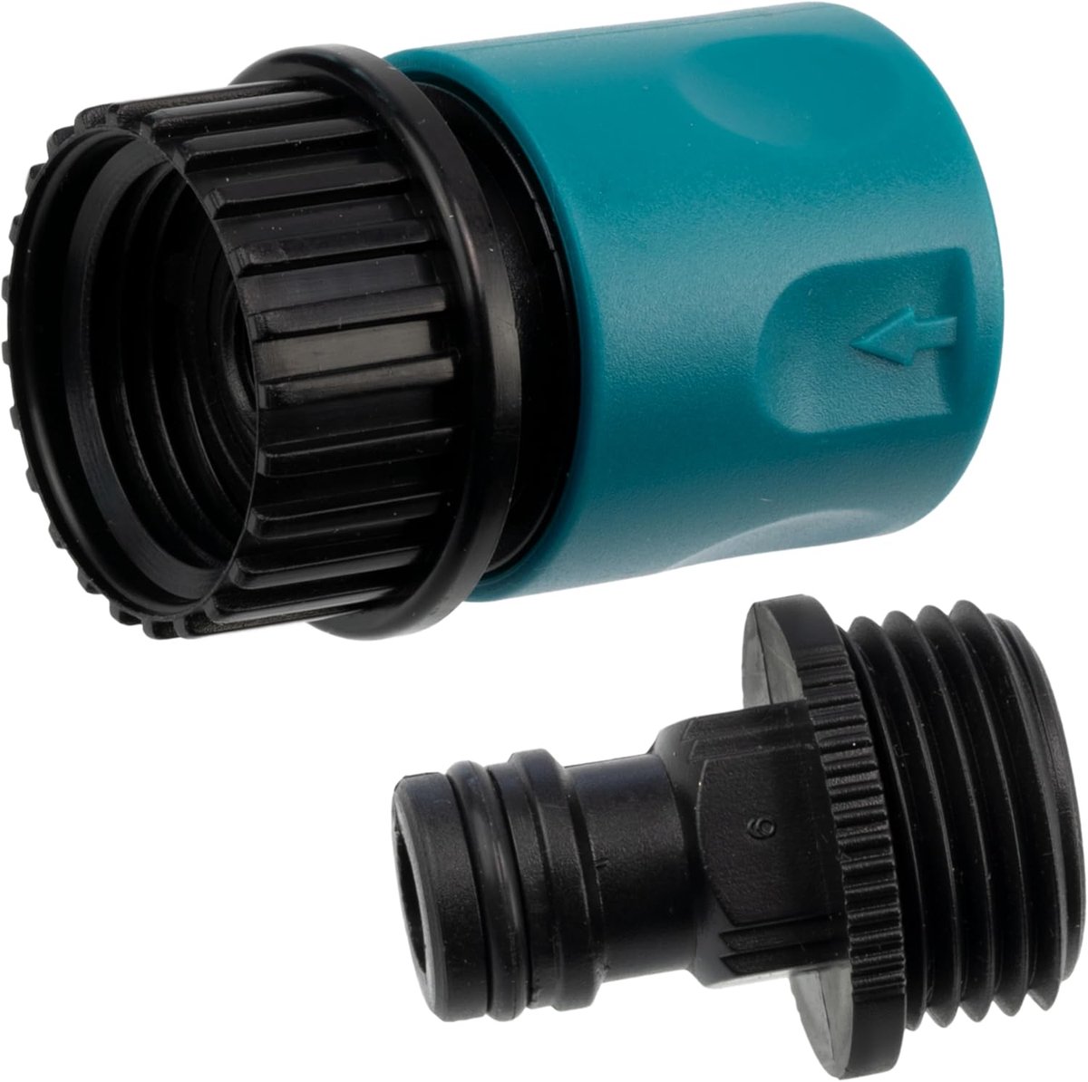 SnelShoppen - Quick Adapter Aansluitset voor 3/4 inch Tuinslang - Koppeling voor Kraan, Snelle Ontgrendeling, Plastic - Ideaal voor Tuinieren en Irrig