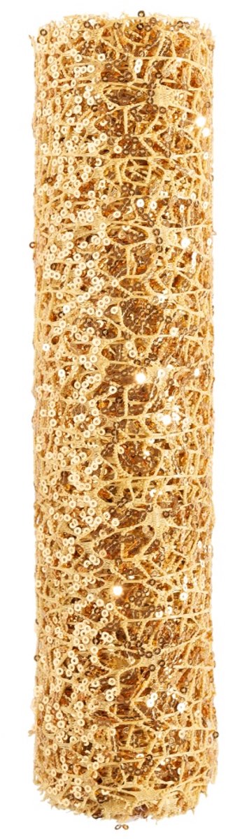 Sparkling Tafelband goud 30cmx2,5mtr (rolled) (20 in box)