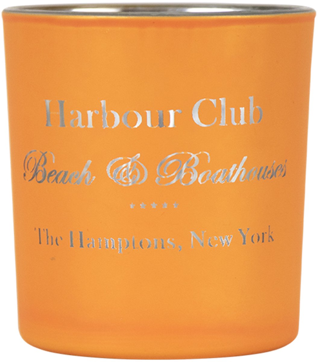 Theelichthouder harbour club oranje small 8cm