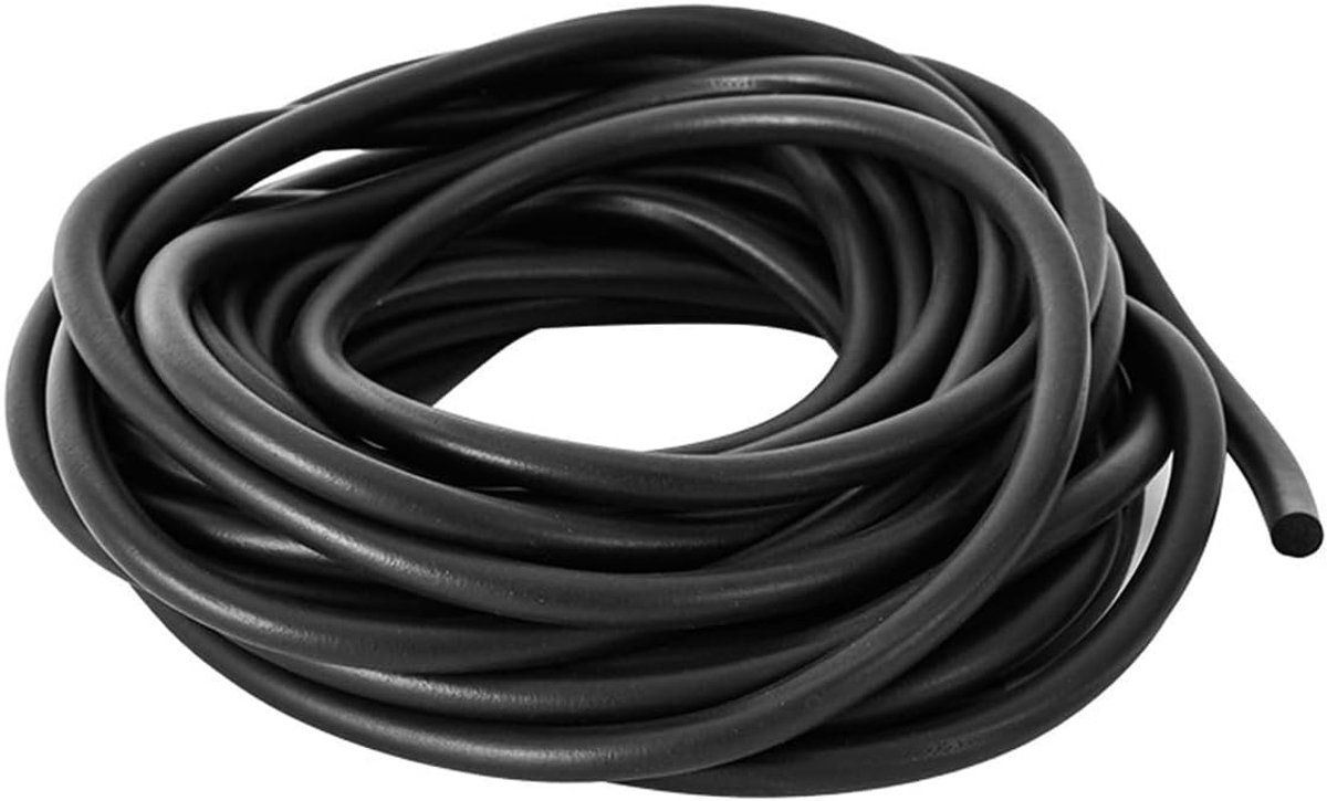 Rond afdichtkoord van 10 meter, diameter 3 mm, EPDM vulprofiel voor deuren en ramen, waterdicht en isolerend
