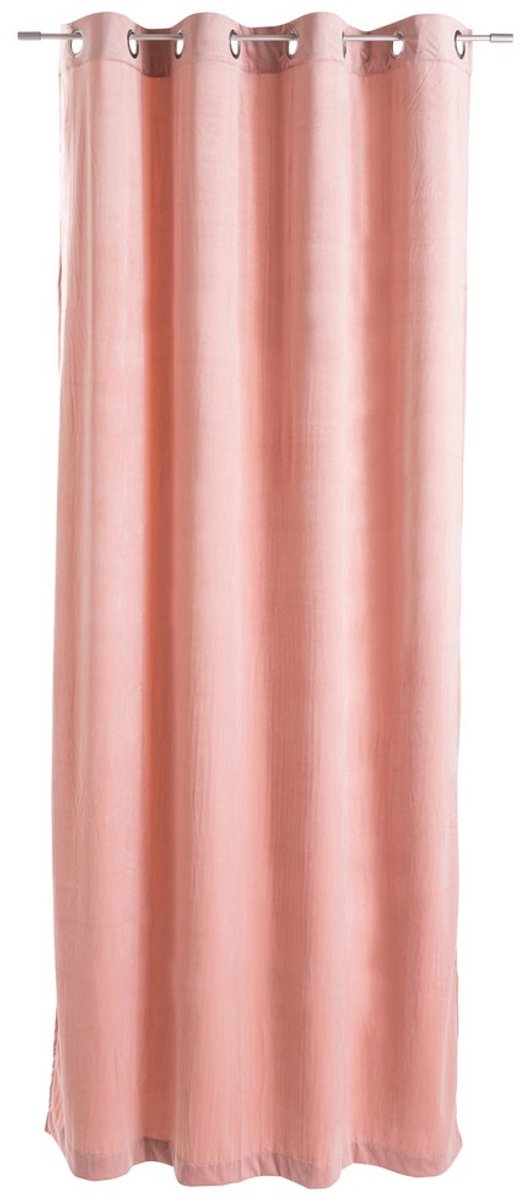 Enzo gordijn roze 140x245cm (8rings)