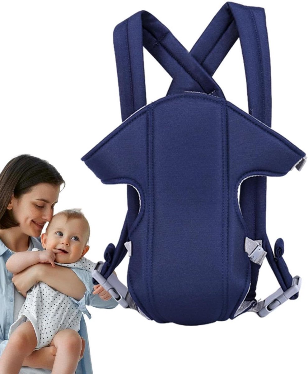 Babydraagdoek - Draagzak Kinderen - Actieve Uitstapjes - Ergonomisch Ontwerp - 9.1 x 21 x 9.1 cm - Blauw