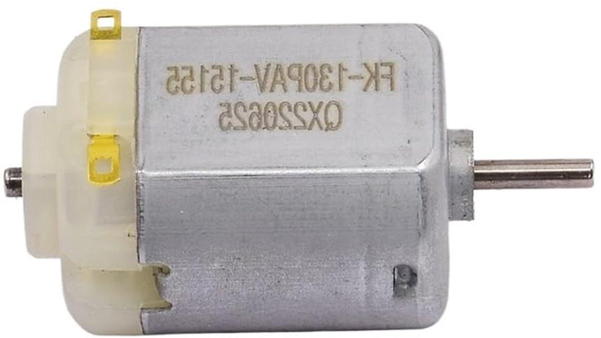 Krachtige Magnetische Motor - Mini DC Motor - Hobby Projecten - Hoge Snelheid - 15x20mm - Zilverkleurig