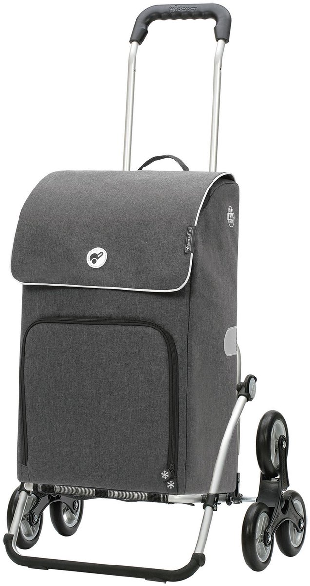 Andersen Shopper Treppensteiger Royal Shopper Ipek Maxi Winkelwagen 58 cm - 40 L - anthrazit