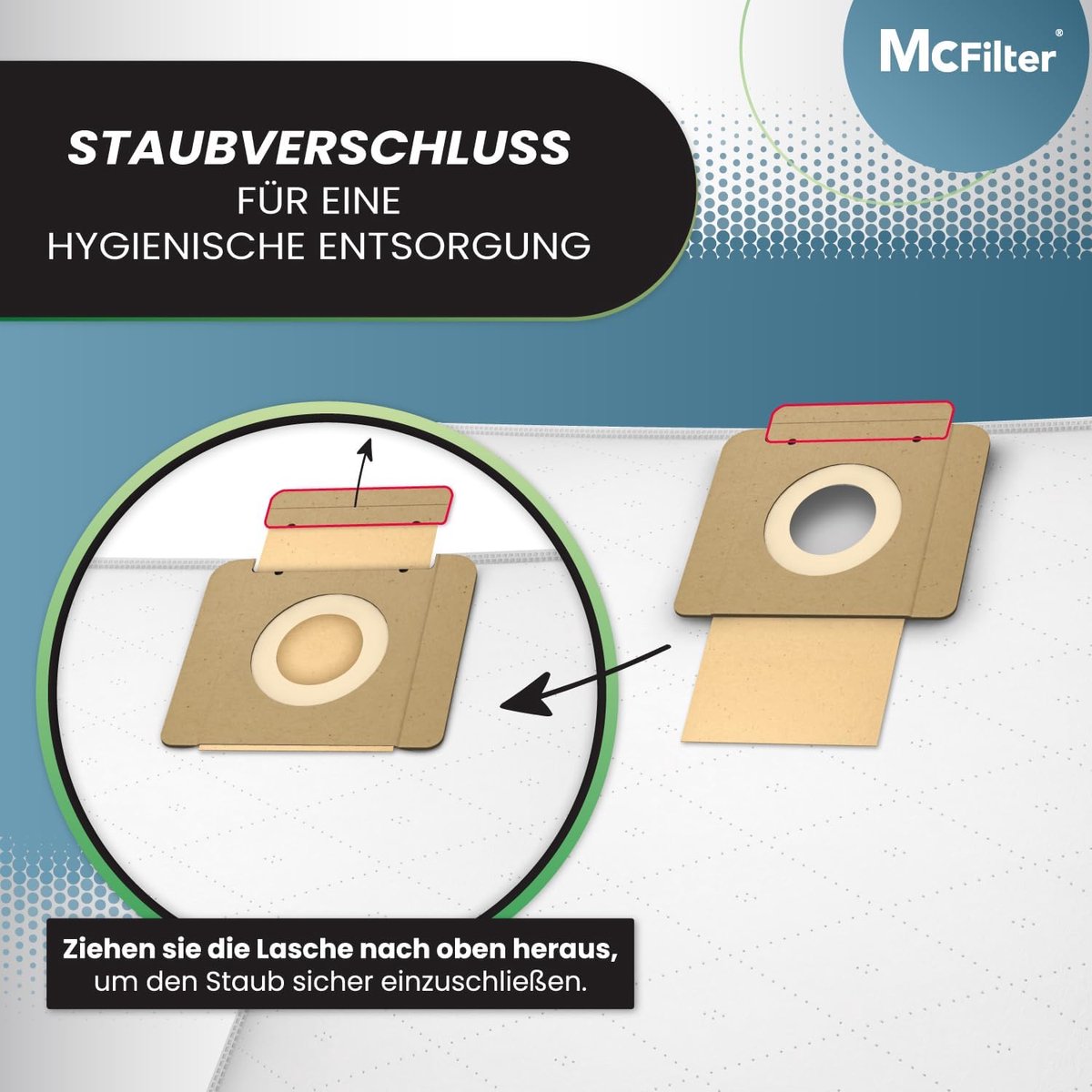 SnelShoppen - 10 Stuks Stofzakken voor Kärcher Stofzuigers - 3-Laags Non-Woven Material - Met Dust Seal - Perfect voor Industrieel Gebruik