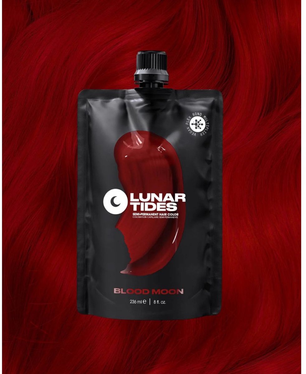 Lunar Tides - Blood Moon Semi permanente haarverf - 8 oz / 236 ml - One Size - Rood