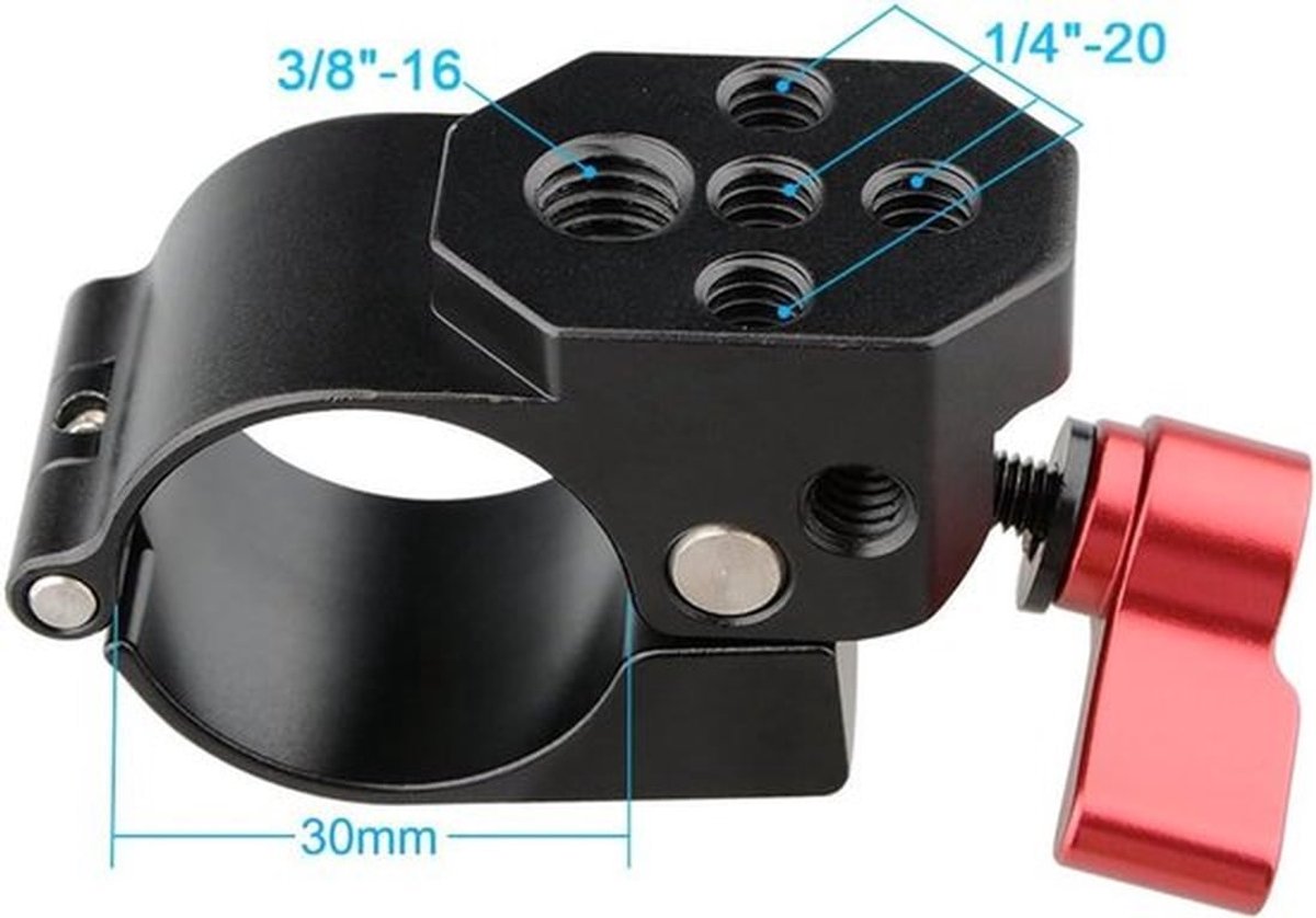 Monitormontagestangklem voor stabilisatoren - 30 mm - MOVI Pro - Rood
