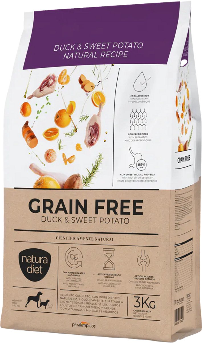 Natura Diet Natura Diet Grain Free Duck 3 kg