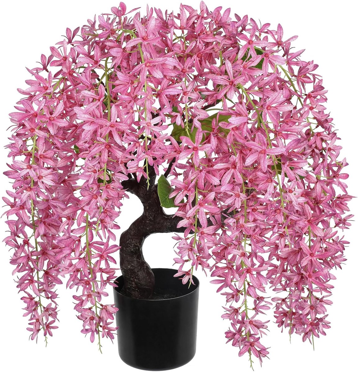 SnelShoppen - Wisteria Kunstbloemen 47 cm Wit - Nepplant voor Decoratie in Huis, Kantoor, Hotel, Restaurant, Tafeldecoratie, Bloemstuk, Voorjaarsdecor