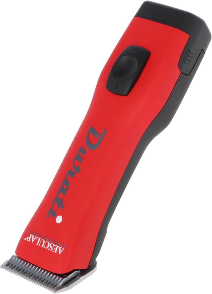 SnelShoppen - Professionele Accu Haartrimmer voor Dieren - 3500 Strokes/min, Brushless Motor, 2850 mAh Batterij, Ergonomisch, Rood/Zwart, Ideaal voor