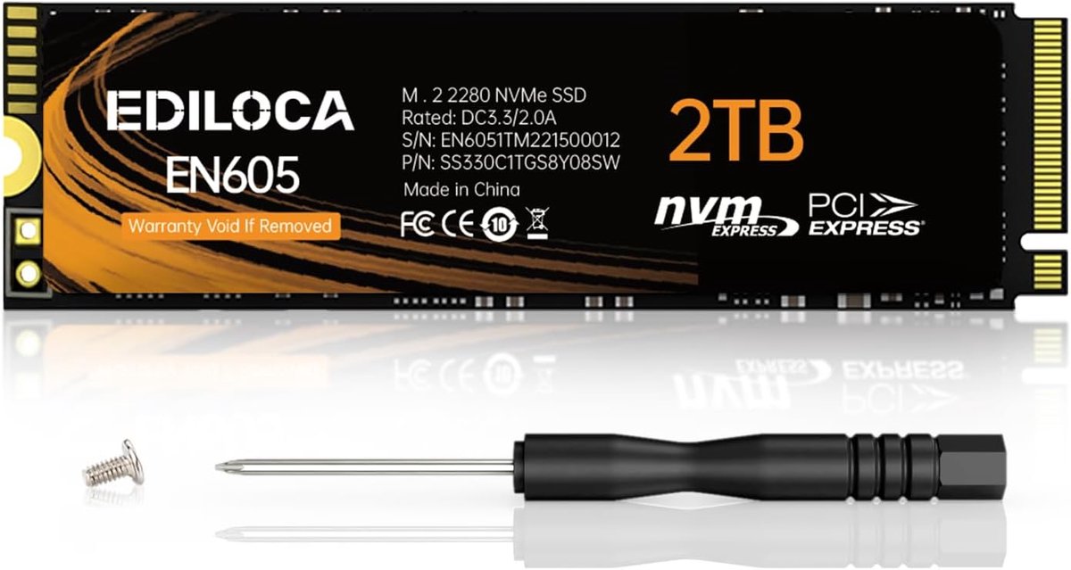 SnelShoppen - 128GB M.2 SSD NVMe 1.3 PCIe Gen3 x4 Interne Hard Drive - Snelheid tot 1130/400MB/s - Compatibel met Laptop en PC Desktop