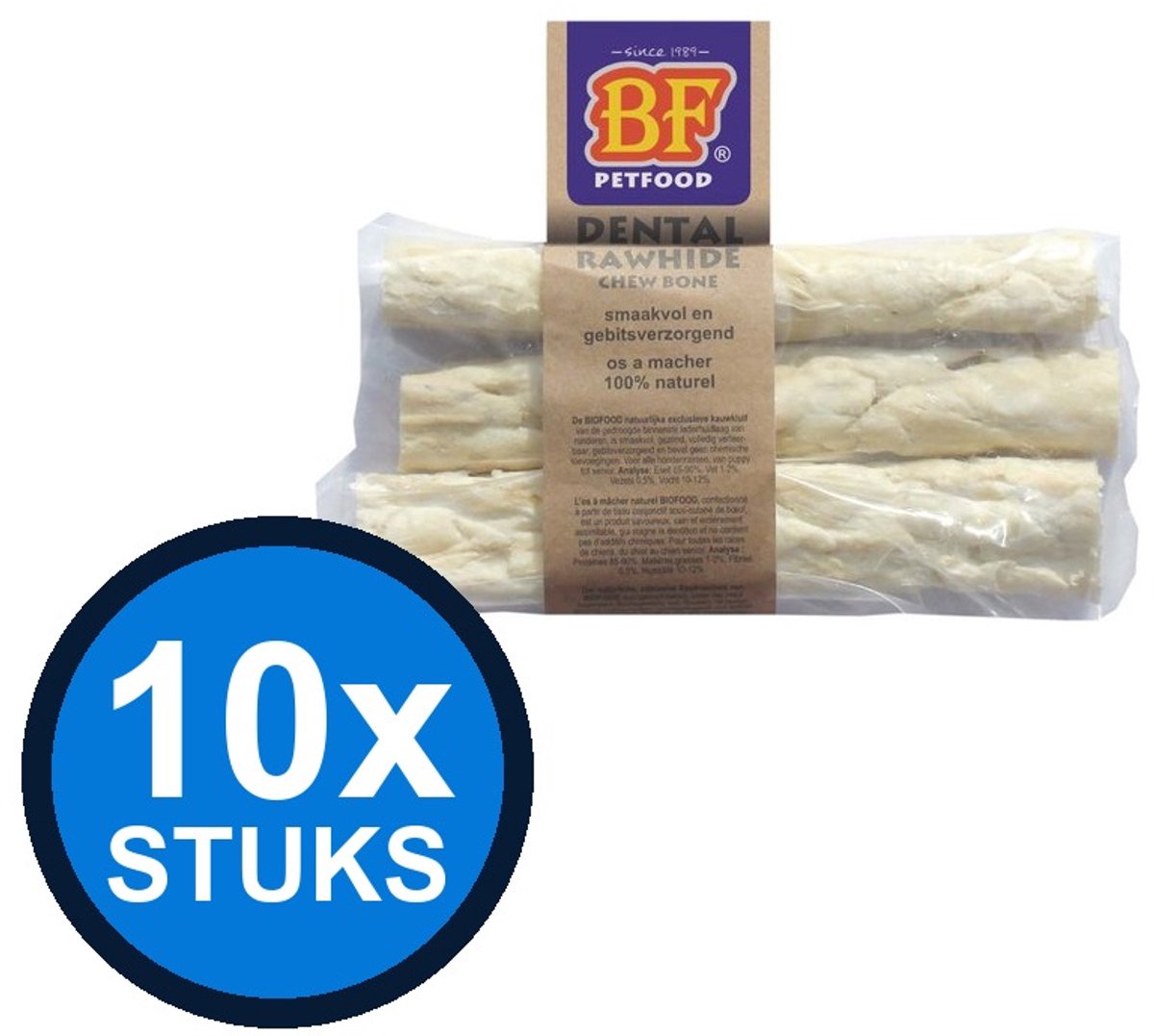 10x Biofood - Kaantjes dental stick small 3st