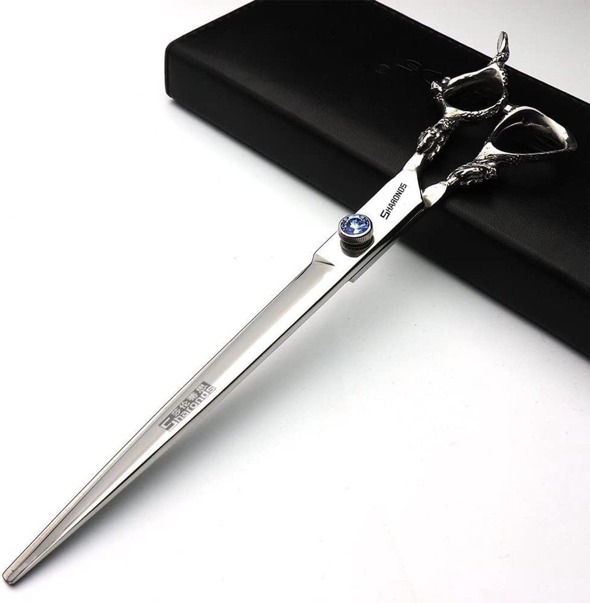 SnelShoppen - Professionele 9 inch Kappersschaar - Hoogwaardige 440C Staal - Shuanglong Head Design - Perfect voor Thuisgebruik en Hairstylisten - Kni