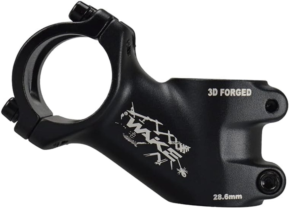 SnelShoppen - MTB Stem 31.8mm 35° 60mm Lichtgewicht Fietsstuur voor Mountainbike, BMX, Racefiets, Zwart