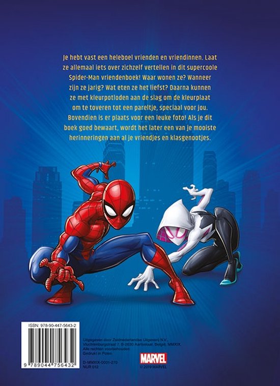 Spider-man vriendenboek - Deltas