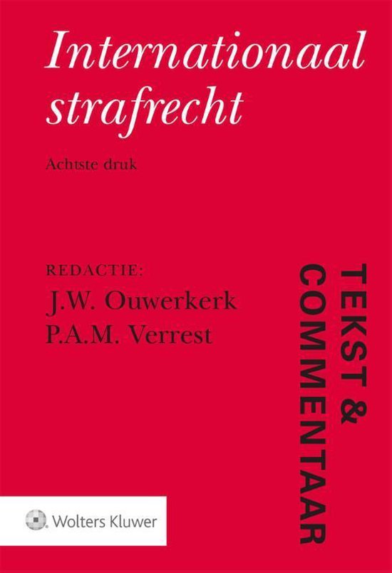 Tekst & Commentaar  -   Internationaal strafrecht - cover