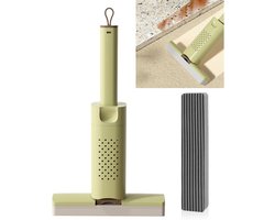 Multifunctionele dweil - Compacte en lichtgewicht vloerdweil - Opvouwbaar, compact en draagbaar, geschikt voor het schoonmaken van uw huis, keuken en badkamer.