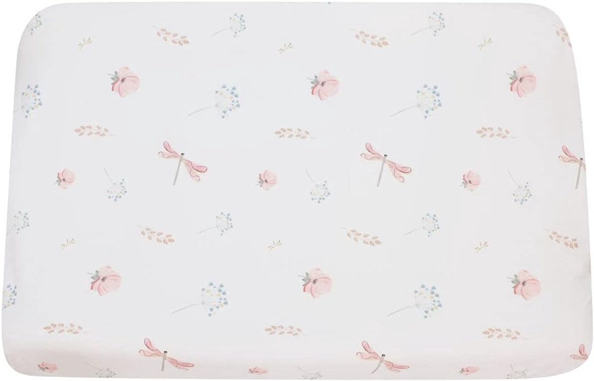 SnelShoppen - JYOKO KIDS Aankleedkussenhoes Draak voor Verstelbaar Aankleedkussen 80 x 50 cm - Katoen - Voor Baby's - Makkelijk te Reinigen
