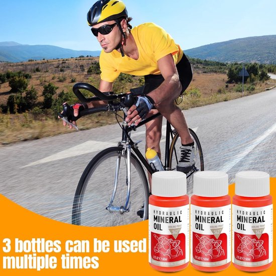 Fietshydraulische remventilatiekit - 180 ml remolie - geschikt voor Shimano, Tektro, Magura - ShopVlot — afbeelding 5