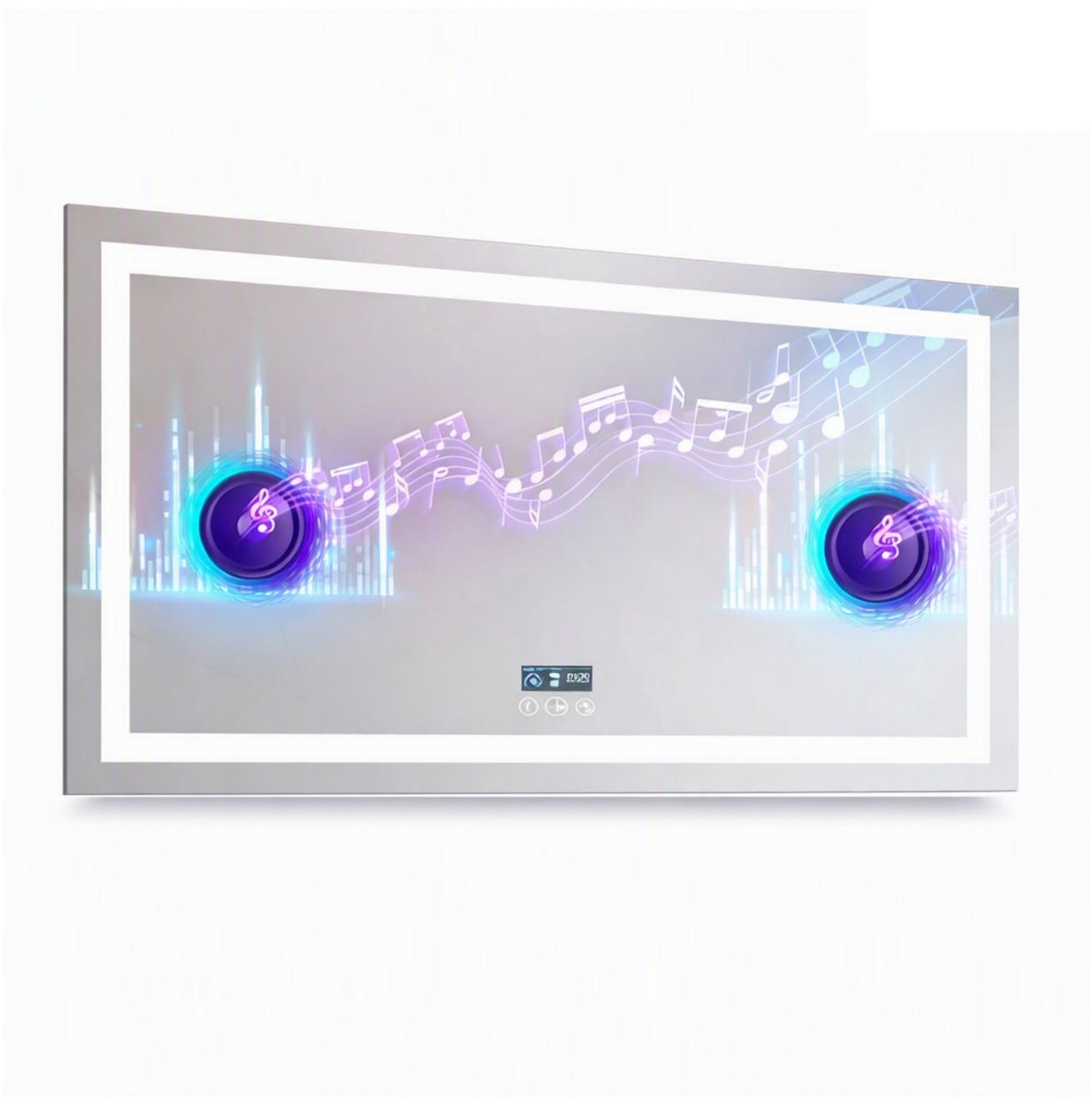 Chelsey-store - LED Badkamerspiegel met Verlichting – Luxe verlichting - Bleutooth - 100 x 60 cm