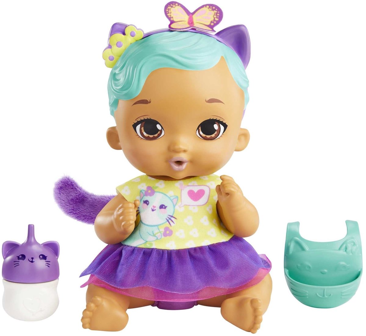 Omgoods - My Garden Baby Voedings- en Verschoonpop met Accessoires voor Kinderen