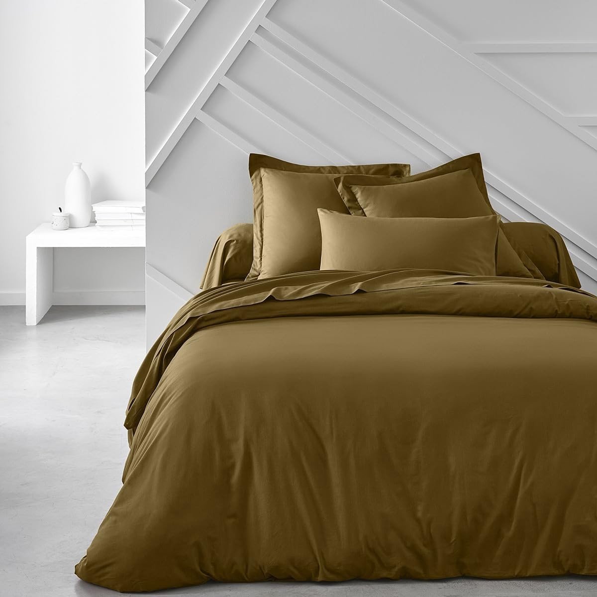 Omgoods - Hoeslaken 160 x 200 cm - 100% Katoen, Vandaag Essentials Bronze