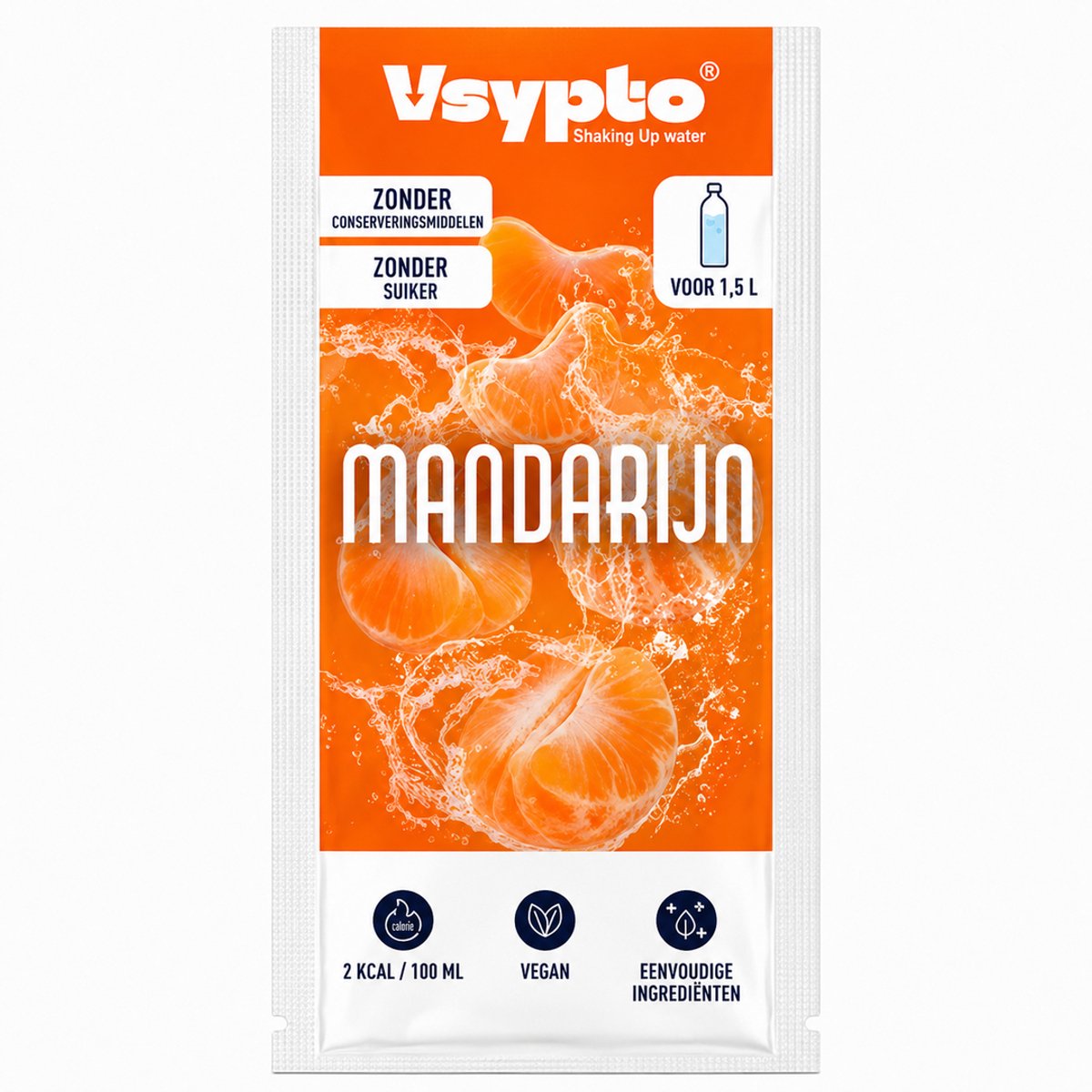 VSYPTO Mandarijn - Wateraromapoeder, 9 g - 5 stuks