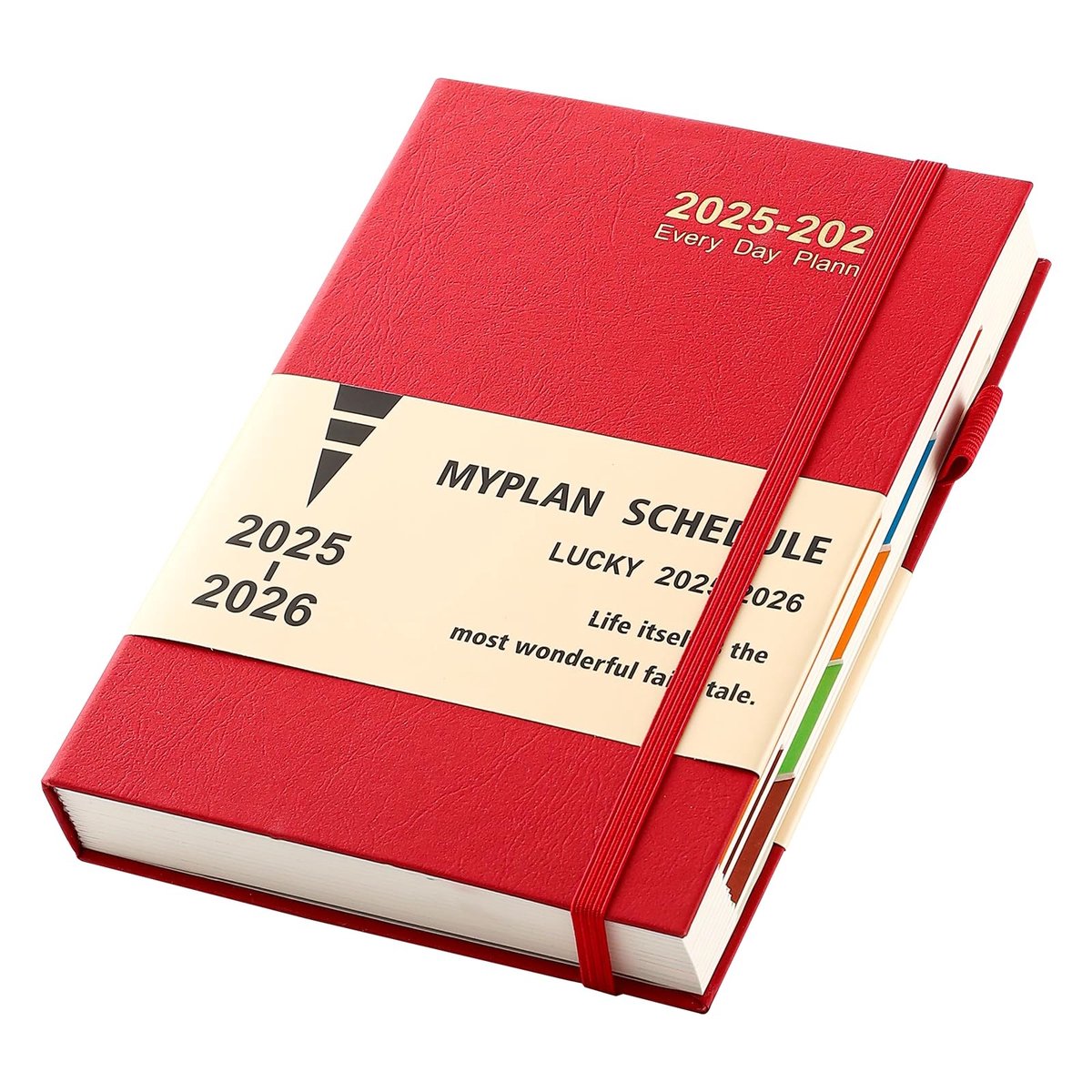 Omgoods - 2025-2026 Agenda A5 - Dagelijkse Planner met Penloop