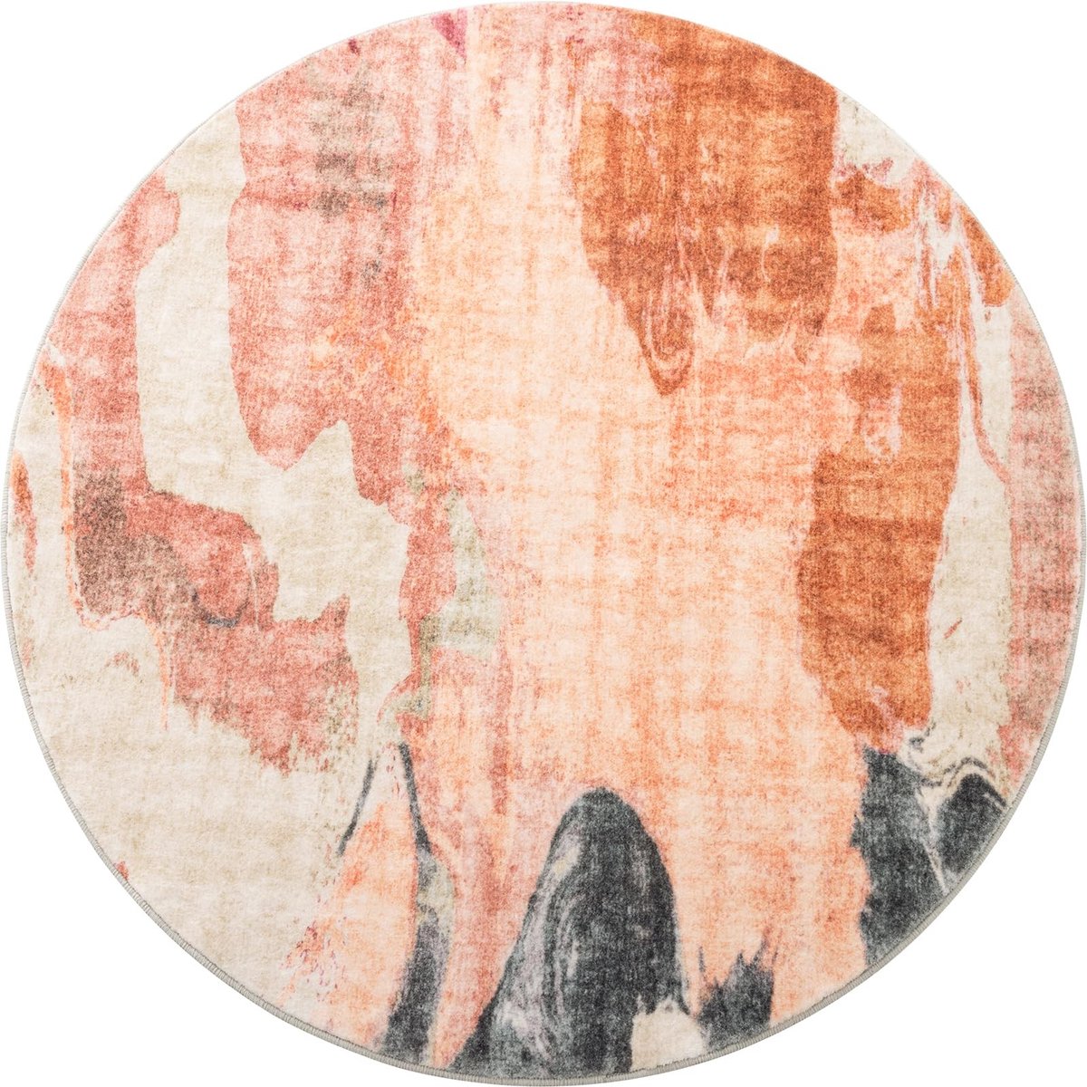 Omgoods - Rond Vloerkleed 120 cm - Zacht Fluffy Tapijt voor Woonkamer en Slaapkamer