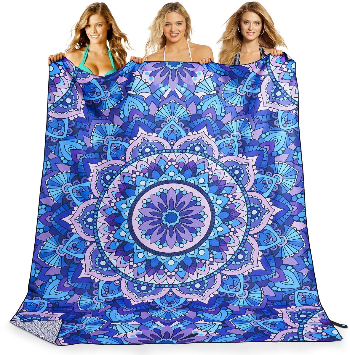 Omgoods - XXL Strandhanddoek Microvezel 200 x 145 cm Sneldrogend en Zandvrij