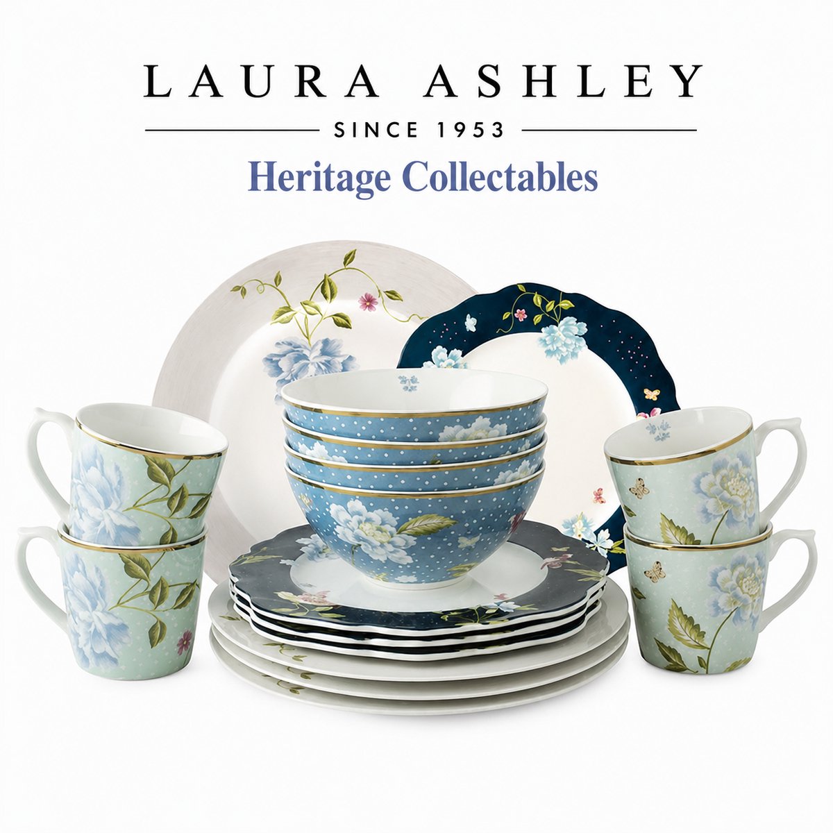 Laura Ashley Heritage Collectables Laura Ashley Giftset 16 Delig Dinnerset