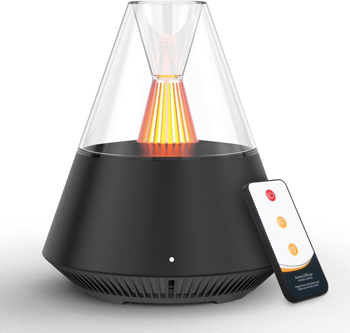 Omgoods - Ultrasonic Aromatherapy Diffuser met afstandsbediening - Luchtbevochtiger voor thuis en kantoor