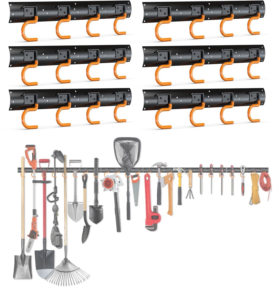 Omgoods - Tuingereedschap Houder - Wandmontage voor Tuingereedschap